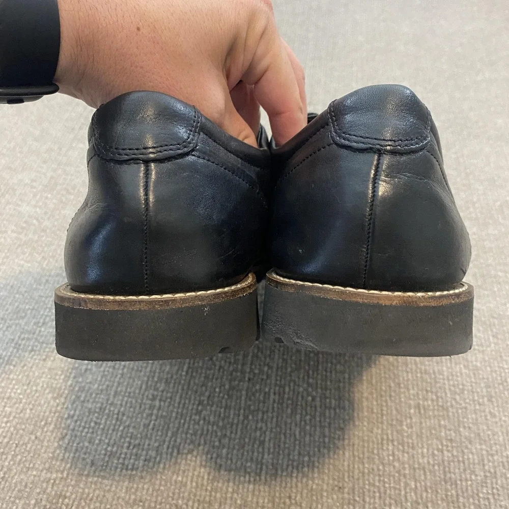 Rockport Shoes Mens Size 11 M Black Leather Derby Dress Comfort TruTECH V74248